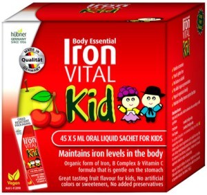 SILICEA Body Essential Iron VITAL Kid (5mg Iron) Sachets 5ml x 45 Pack