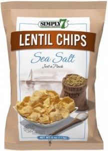 Simply 7 Lentil Sea Salt & Vinegar Chips 4x113g