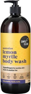 Simply Clean Body Wash Lemon Myrtle 1L