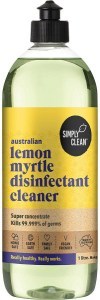 Simply Clean Disinfectant Cleaner Lemon Myrtle 1L
