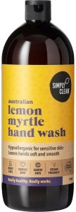 Simply Clean Hand Wash Lemon Myrtle 1L