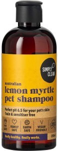 Simply Clean Pet Shampoo Lemon Myrtle 250ml