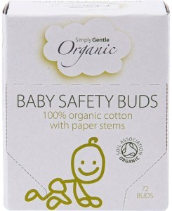 Simply Gentle Organic Baby Safety Buds 72pk