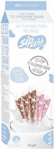 Sipahh Natural Mixed Flavour Milk Straw 25pk