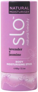 SLO NATURAL BEAUTY Natural Body Moisturising Stick Lavender + Jasmine 60g