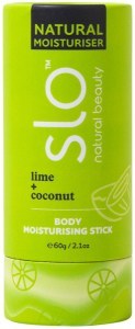 SLO NATURAL BEAUTY Natural Body Moisturising Stick Lime + Coconut 60g