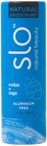 SLO NATURAL BEAUTY Natural Deodorant Stick Cedar + Sage 55g