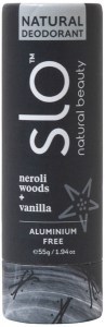 SLO NATURAL BEAUTY Natural Deodorant Stick Neroli Woods + Vanilla 55g