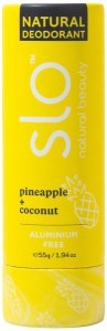 SLO NATURAL BEAUTY Natural Deodorant Stick Pineapple + Coconut 55g