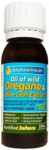 SOLUTIONS FOR HEALTH Oil of Wild Oregano & Olive Leaf Extract (Fortified Defence) 50ml