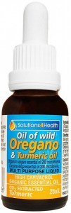 SOLUTIONS FOR HEALTH Oil of Wild Oregano & Turmeric Oil 25ml