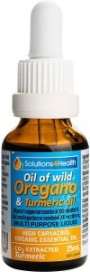 Solutions 4 Health Oil of Wild Oregano with Turmeric Oil 25ml