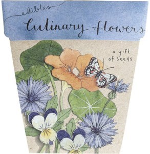 Sow 'N Sow Gift of Seeds Culinary Flowers  