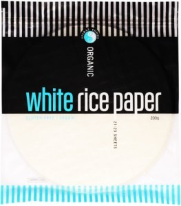 Spiral Foods Organic White Rice Paper  200g