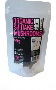 Spiral Organic Shiitake Mushrooms  50g