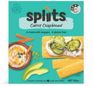 Spliits Carrot Crispbread  130g