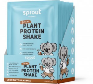 Sprout Organic Junior Protein Chocolate Milkshake  12x35g Sachets