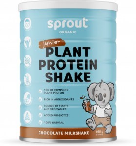 Sprout Organic Junior Protein Chocolate Milkshake  Tin 660g