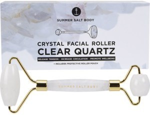 Summer Salt Body Crystal Facial Roller Clear Quartz  