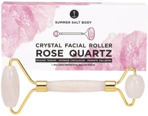 Summer Salt Body Crystal Facial Roller Rose Quartz  