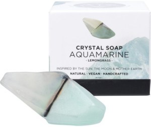 Summer Salt Body Crystal Soap Aquamarine Lemongrass 150g