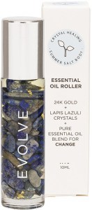 Summer Salt Body Essential Oil Roller 24K Gold Evolve Lapis Lazuli 10ml