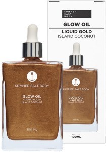 Summer Salt Body Glow Oil Liquid Gold Island Coconut 100ml
