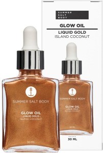 Summer Salt Body Glow Oil Liquid Gold Island Coconut 30ml