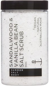 Summer Salt Body Salt Scrub Sandalwood & Vanilla Bean 350g