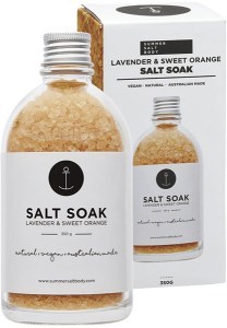Summer Salt Body Salt Soak Lavender & Sweet Orange 350g
