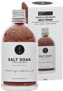 Summer Salt Body Salt Soak Rose & Geranium 350g