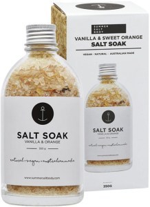 Summer Salt Body Salt Soak Vanilla & Sweet Orange 350g