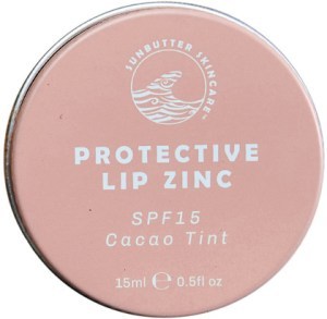 SUNBUTTER SKINCARE Protective Lip Zinc Cacao Tint SPF 15 15ml