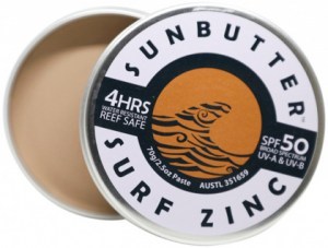 SUNBUTTER SKINCARE Sunscreen Surf Zinc Tan SPF 50 Tin 70g