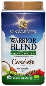 Sunwarrior Warrior Blend Organic Protein Chocolate Blend 1Kg