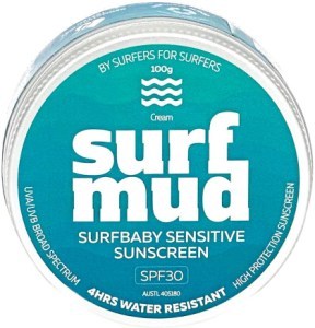 Surfmud Surfbaby Sensitive Sunscreen SPF 30 Tin 100g