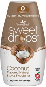 SWEET LEAF Sweet Drops Stevia Liquid Coconut Squeeze Pack 50ml