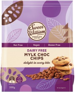 Sweet William Choc Baking Chips G/F 200g