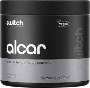 Switch Nutrition Alcar 100% Pure Acetyl L-Carnitine 60 Caps