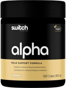 Switch Nutrition Alpha Male Support Formula 120 Caps