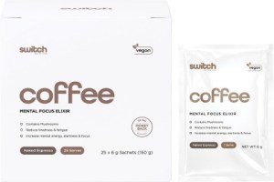 Switch Nutrition Coffee Mental Focus Elixir Naked Espresso 25pk