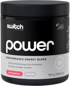 Switch Nutrition Power Performance Energy Blend Red Raspberry 165g