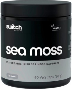 Switch Nutrition Sea Moss 10:1 Organic Irish Sea Moss Capsules 60 Caps