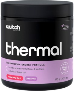 Switch Nutrition Thermal Thermogenic Energy Formula Strawberry Burst 120g