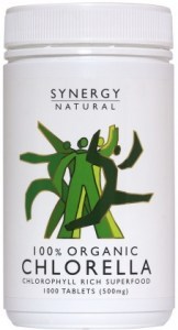 Synergy Chlorella Organic 500mg 1000 Tabs