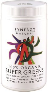 SYNERGY NATURAL Organic Super Greens 1000t