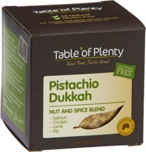Table of Plenty Pistachio Dukkah Spice Blend  45g NOV15