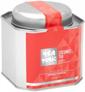 TEA TONIC Coconut Tea Caddy Tin 200g