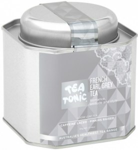 TEA TONIC French Earl Grey Tea Caddy Tin 155g