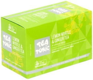 TEA TONIC Lemon Myrtle & Ginger Tea x 20 Tea Bags